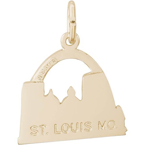 St. Louis Arch Charm 14K Gold - 10-4699