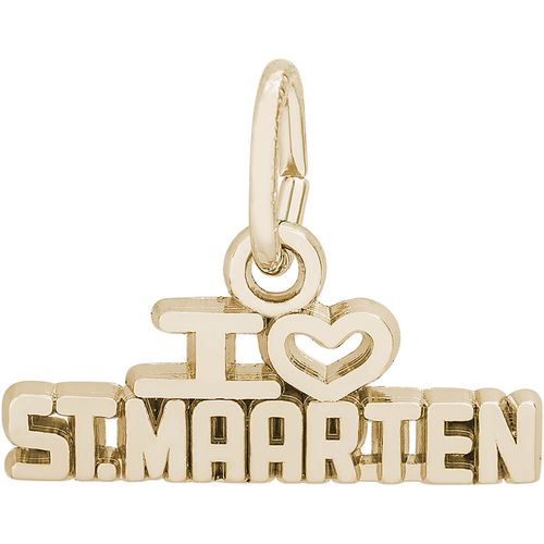 St. Maarten Charm Gold Plated - 10-7809