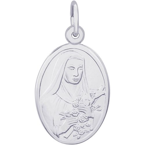 St. Theresa Charm Silver - 10-3368