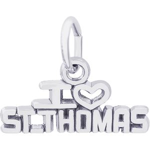 St. Thomas Charm Silver - 10-7808