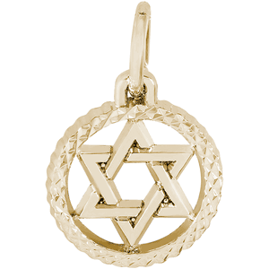 Star of David Charm 10K Gold - 10-5164