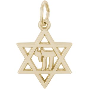 Star of David Charm 10K Gold - 10-6132