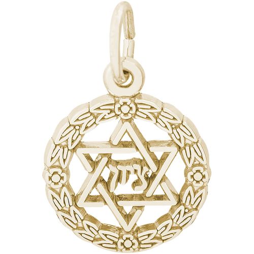 Star Of David Charm Gold Plated - 10-0777