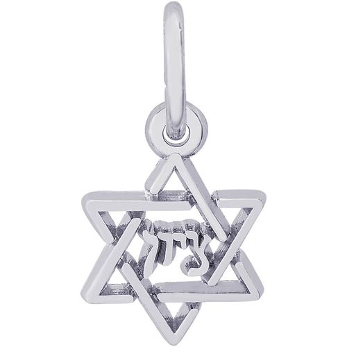 Star Of David Charm Silver - 10-0770