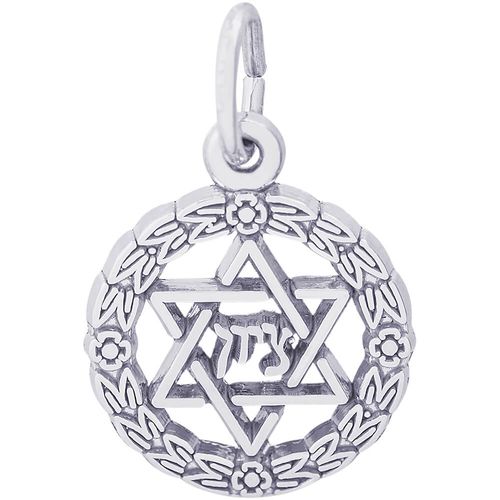 Star Of David Charm Silver - 10-0777