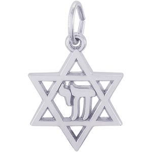 Star of David Charm Silver - 10-6132