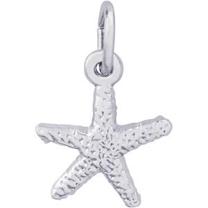 Starfish Charm White Gold - 10-0532