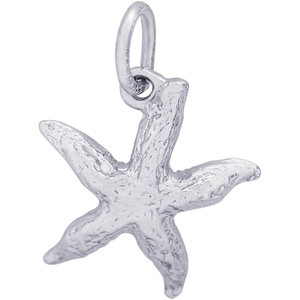 Starfish Charm White Gold - 10-0533