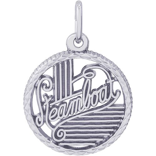 Steamboat Charm White Gold - 10-5143