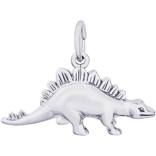 Stegasaurus Charm Silver - 10-2973