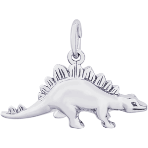 Stegasaurus Charm White Gold - 10-2973
