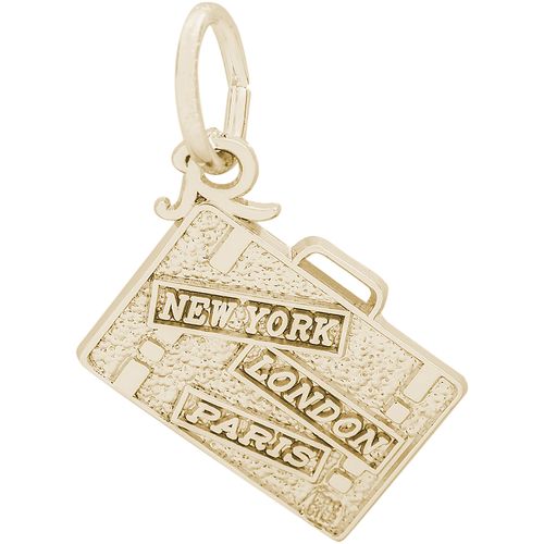 Suitcase Charm 14K Gold - 10-3714