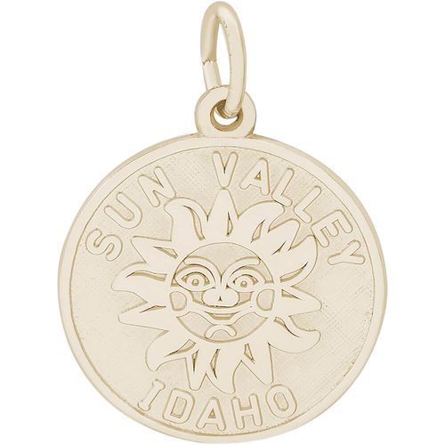 Sun Valley Idaho Charm 14K Gold - 10-5071