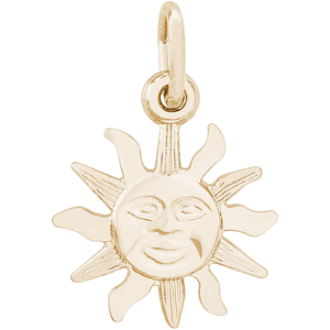 Sunburst Charm 10K Gold - 10-5152