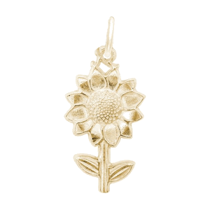 Rembrandt Sunflower Charm - 10K Gold - 10-1117-0-10K