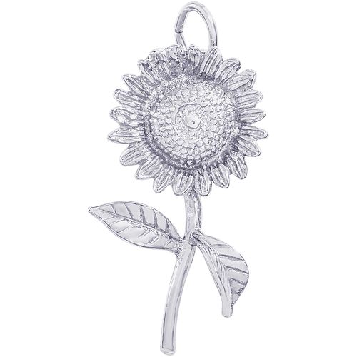 Sunflower Charm White Gold - 10-3303