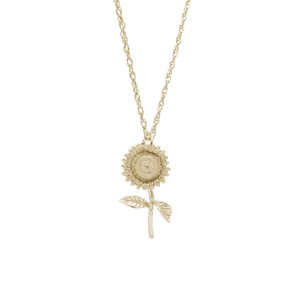 Rembrandt Sunflower Necklace Set Necklace - Gold Plated - 29-3303-87-GP
