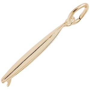 Surfboard Charm Gold Plated - 10-2359