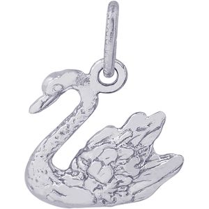 Swan Charm Silver - 10-1578