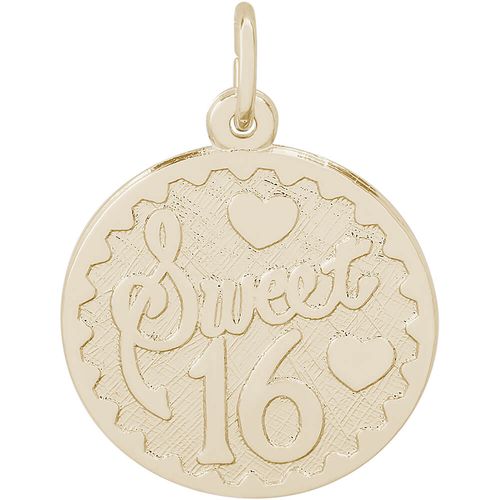 Sweet 16 Charm 10K Gold - 10-4256
