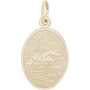 Swimmer Charm 10K Gold - 10-6566
