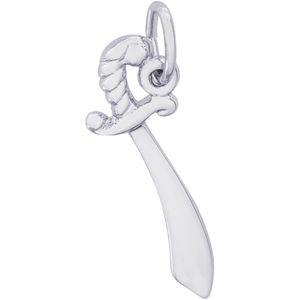 Sword Charm White Gold - 10-1933