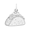 Rembrandt Taco Charm - 14K White Gold - 10-1173-0-14KW