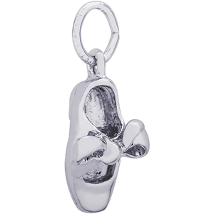 Tap Shoe Charm White Gold - 10-7798