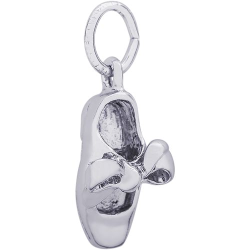 Tap Shoe Charm White Gold - 10-7798