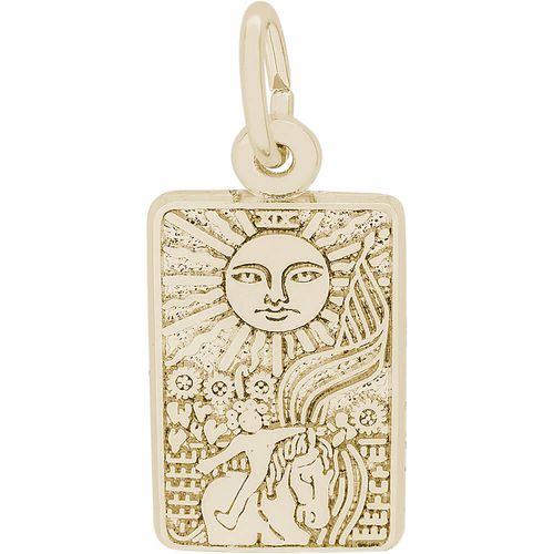 Tarot Card Charm 14K Gold - 10-3507