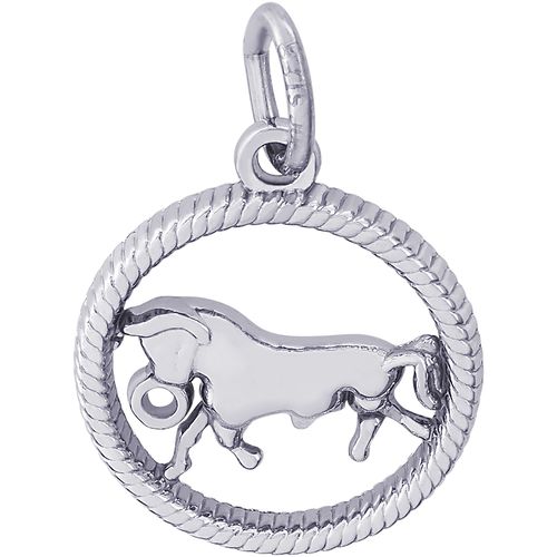 Taurus Charm White Gold - 10-4774