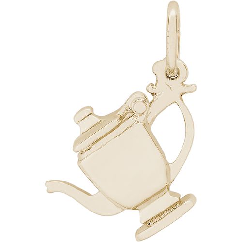 Tea Pot Charm 10K Gold - 10-0691
