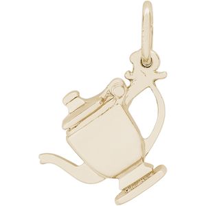 Tea Pot Charm 10K Gold - 10-0691