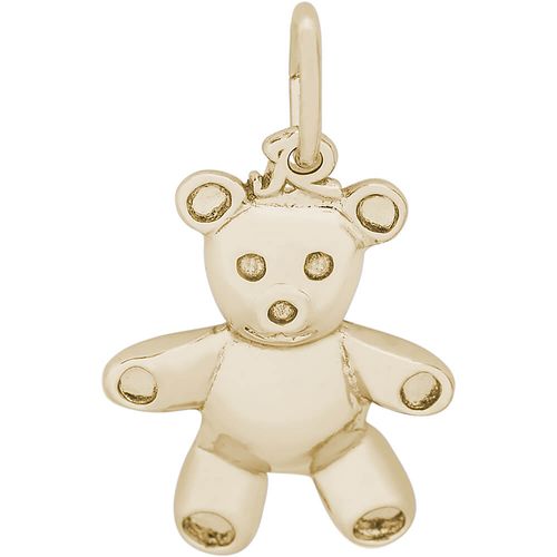 Teddy Bear Charm 14K Gold - 10-8189