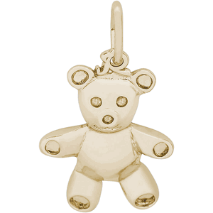 Teddy Bear Charm Gold Plated - 10-8189
