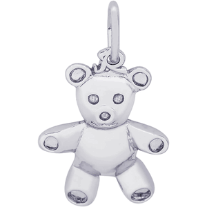 Teddy Bear Charm Silver - 10-8189