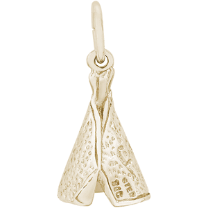 Teepee Charm 10K Gold - 10-0494