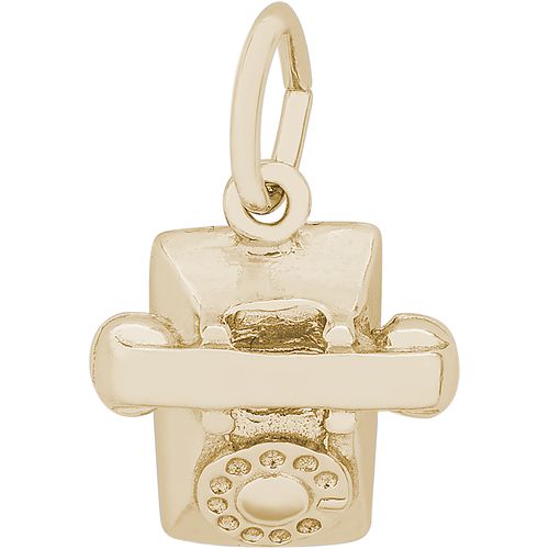 Telephone Charm 10K Gold - 10-1165