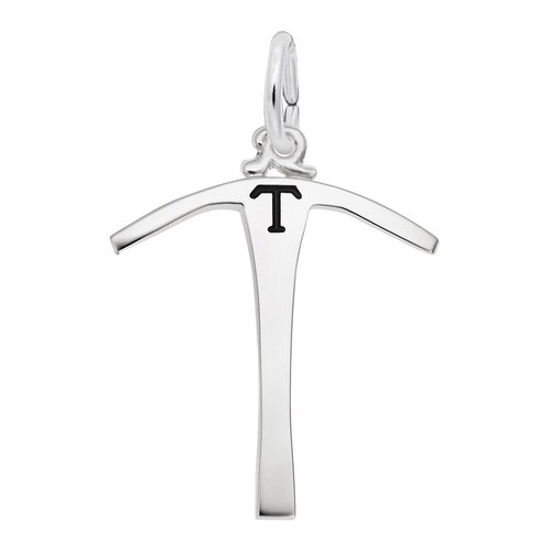 Rembrandt Telluride Miners Pick W/black Charm - Silver - 10-8454-0-SS