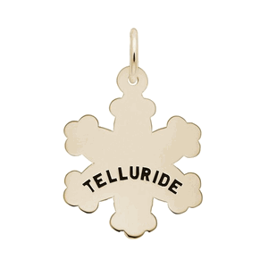 Rembrandt Telluride Snowflake Charm - 14K Gold - 10-8449-0-14K