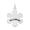 Rembrandt Telluride Snowflake Charm - 14K White Gold - 10-8449-0-14KW