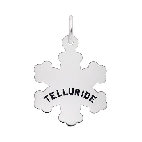 Rembrandt Telluride Snowflake Charm - 14K White Gold - 10-8449-0-14KW