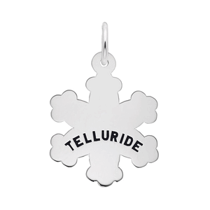 Rembrandt Telluride Snowflake Charm - Silver - 10-8449-0-SS