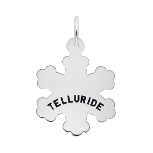 Rembrandt Telluride Snowflake Charm - Silver - 10-8449-0-SS