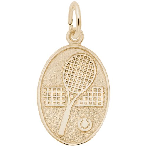 Tennis Charm 10K Gold - 10-6307
