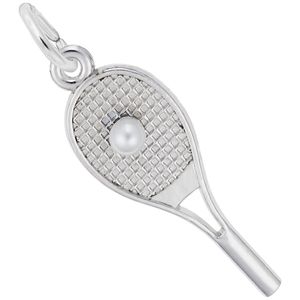 Tennis Racquet Charm Silver - 10-3947