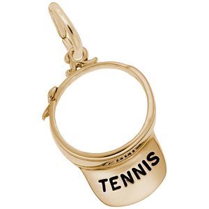 Tennis Visor Charm -10K Gold - 10-8145