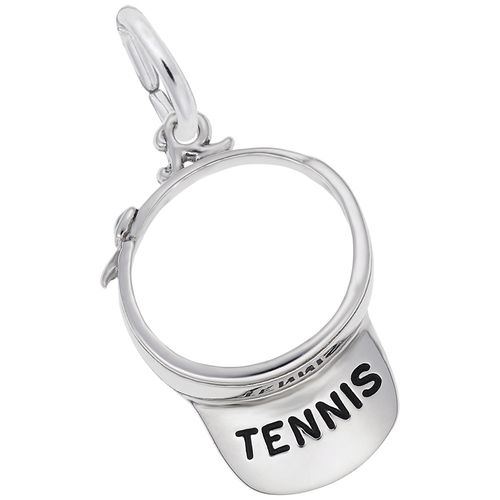 Tennis Visor Charm ilver - 10-8145
