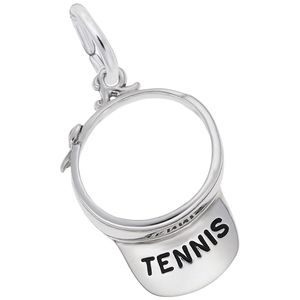 Tennis Visor Charm ilver - 10-8145