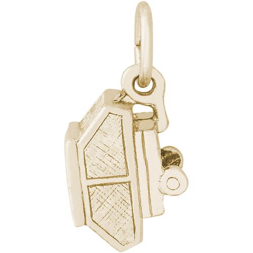 Tent Trailer Charm 10K Gold - 10-3169
